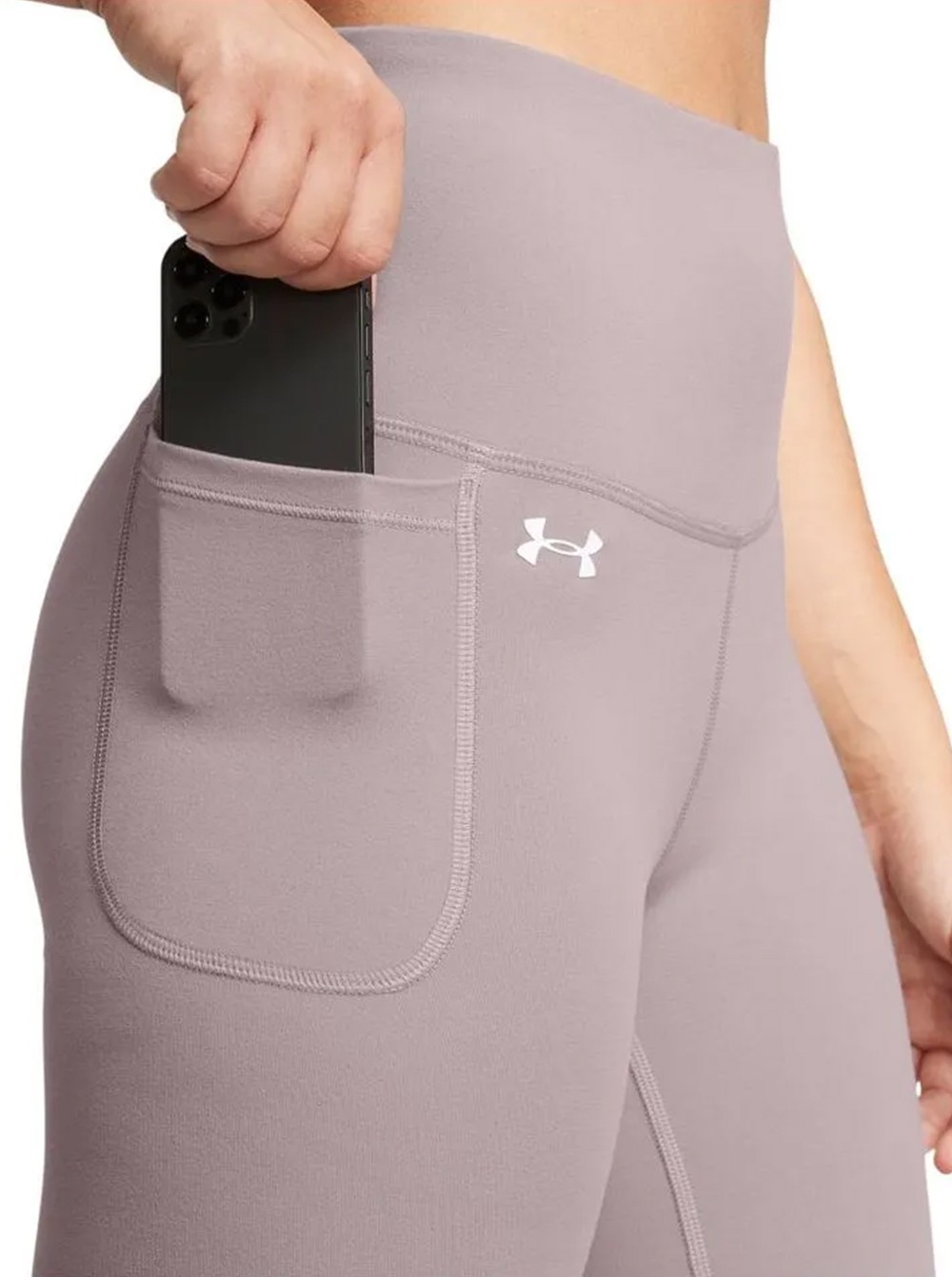 Леггинсы женские Under Armour Motion UHR Legging серые 1383607-015 изображение 4