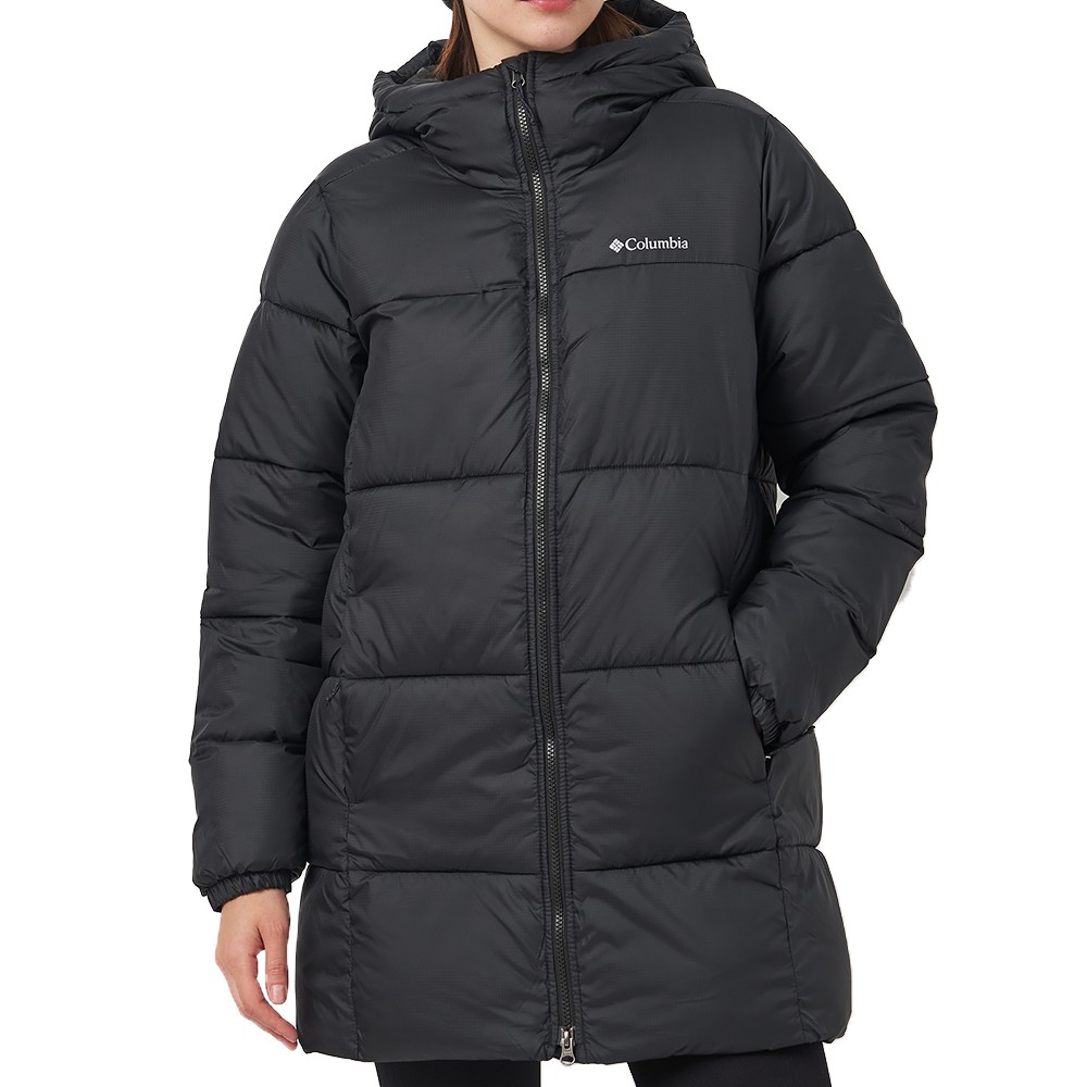 Куртка женская Columbia Puffect™ II Mid Hooded Jacket черная  2088471-010 изображение 1