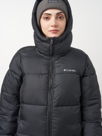Куртка жіноча Columbia Puffect™ II Mid Hooded Jacket чорна  2088471-010 изображение 5