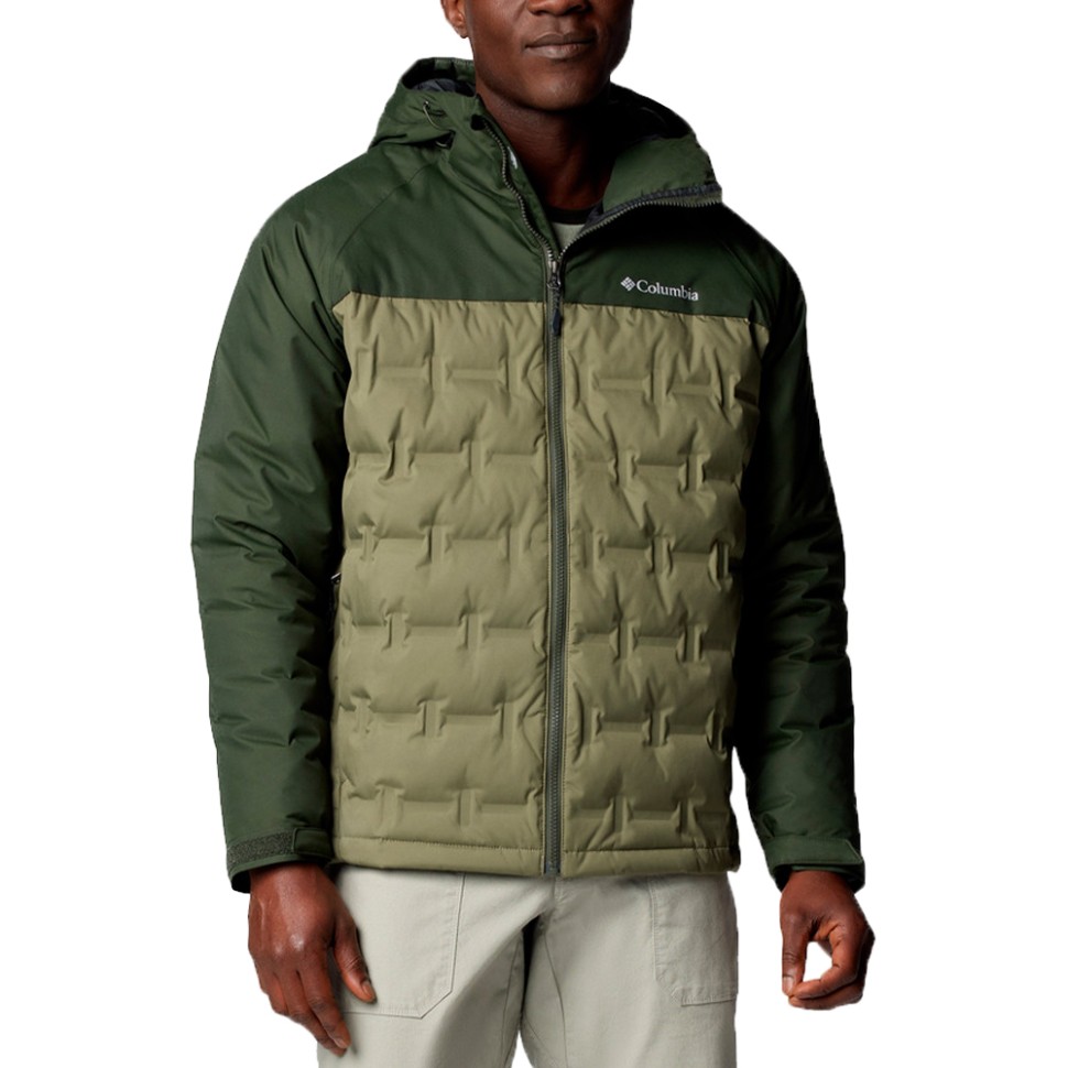 Куртка чоловіча Columbia Grand Trek™ III Down Hooded Jacket зелена 2086111-397 — фото 1