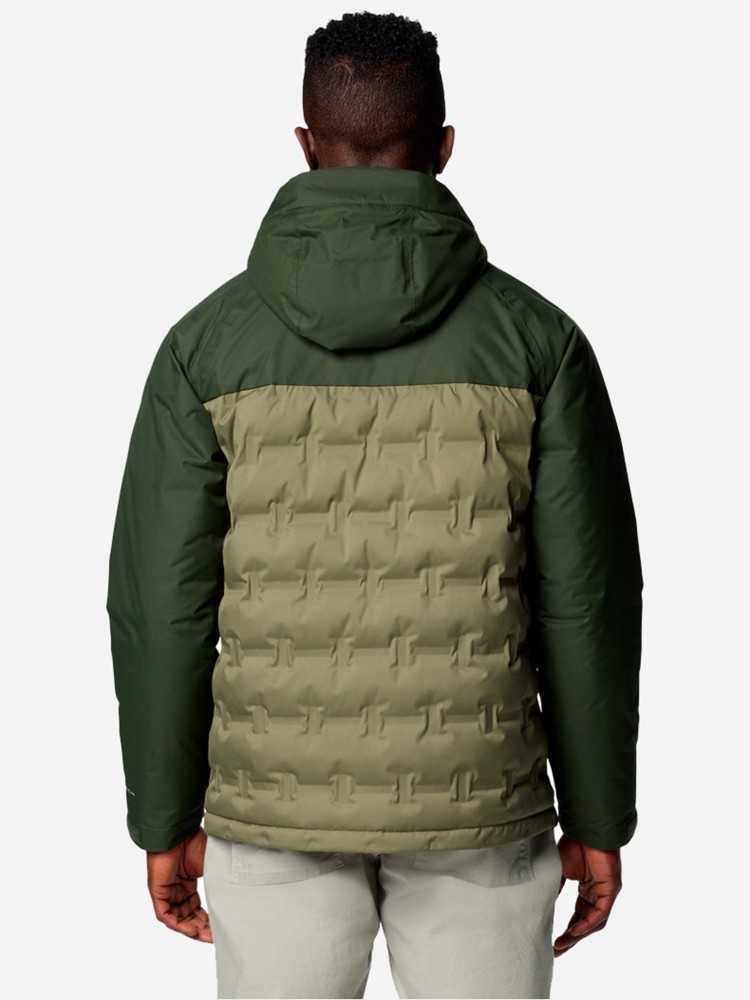 Куртка мужская Columbia Grand Trek™ III Down Hooded Jacket зеленая 2086111-397 изображение 3