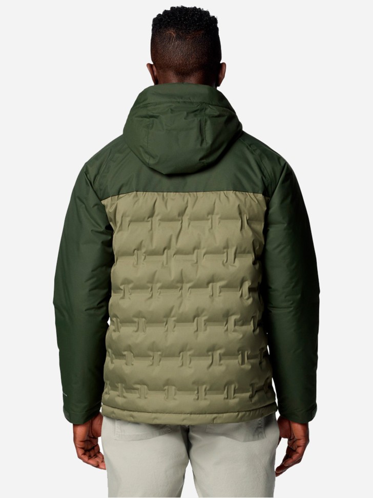 Куртка мужская Columbia Grand Trek™ III Down Hooded Jacket зеленая 2086111-397 изображение 3