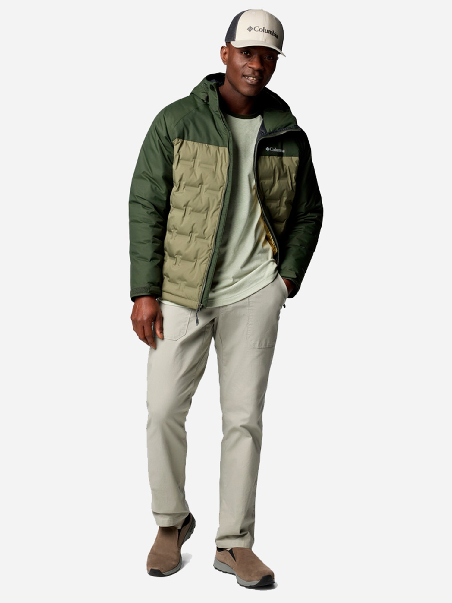 Куртка чоловіча Columbia Grand Trek™ III Down Hooded Jacket зелена 2086111-397 изображение 5
