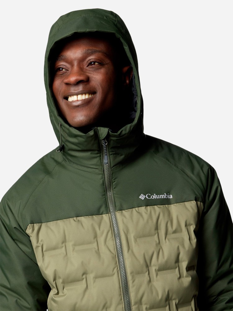 Куртка мужская Columbia Grand Trek™ III Down Hooded Jacket зеленая 2086111-397 изображение 6