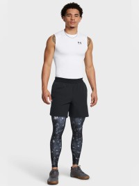 Тайтсы мужские Under Armour UA HG Armour Prtd Lgs черные 1386938-001 изображение 4