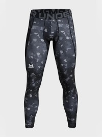 Тайтсы мужские Under Armour UA HG Armour Prtd Lgs черные 1386938-001 изображение 6