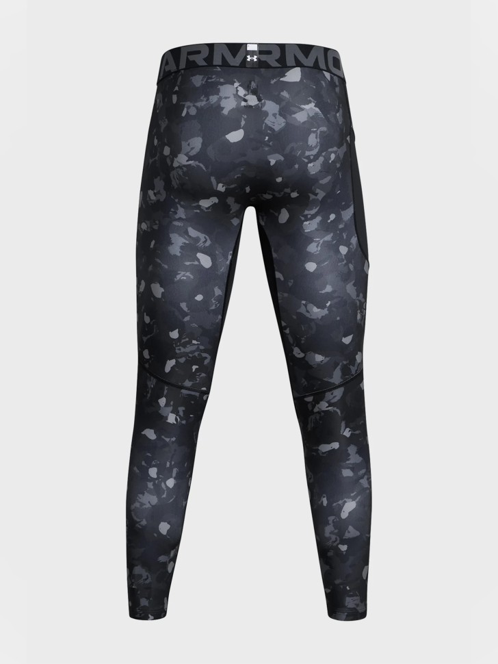 Тайтсы мужские Under Armour UA HG Armour Prtd Lgs черные 1386938-001 изображение 7