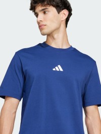 Футболка чоловіча Adidas M SL SJ T синя JF1093 изображение 5