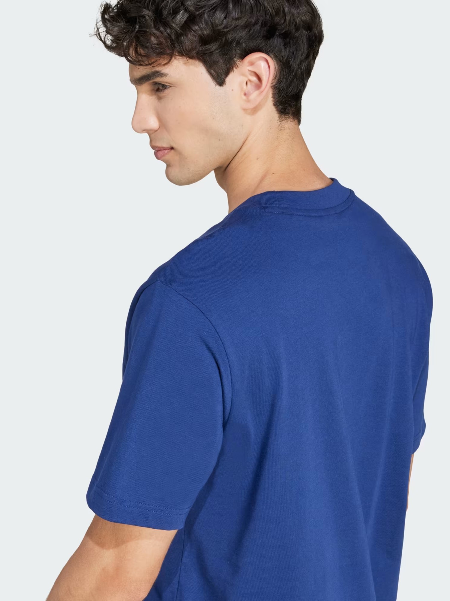 Футболка чоловіча Adidas M SL SJ T синя JF1093 изображение 6