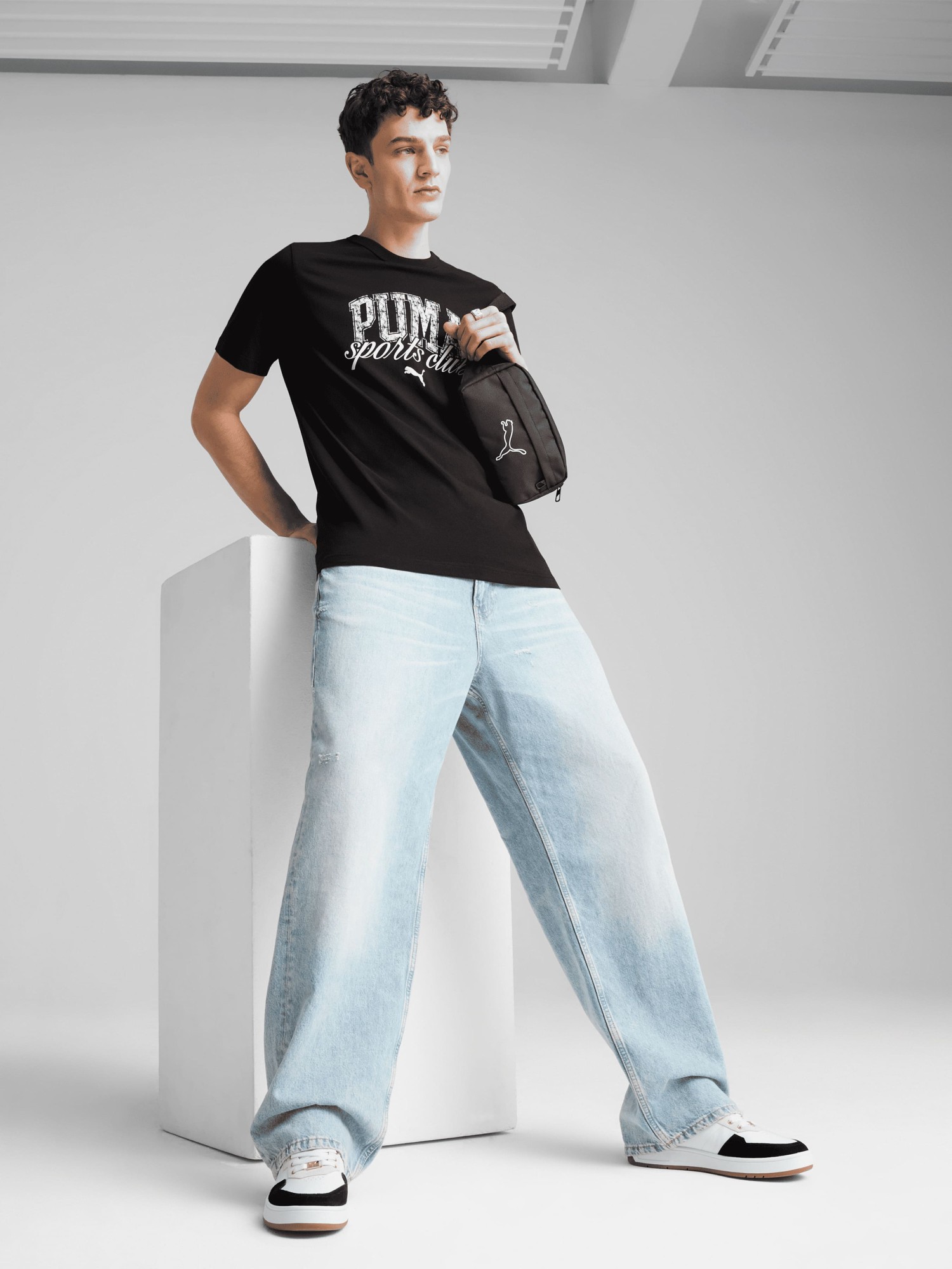 Футболка мужская Puma PUMA CLASS Graphic Tee черная 68464301 изображение 4