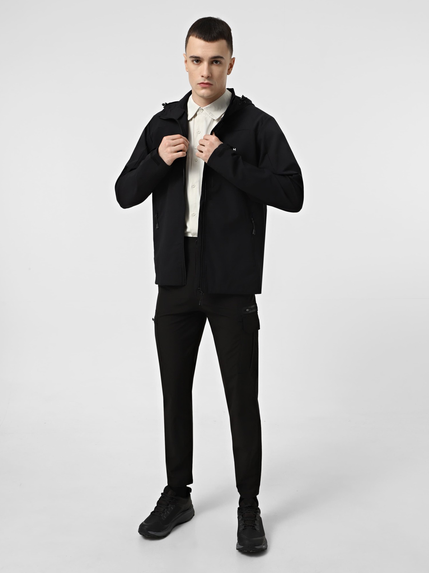 Ветровка мужская Larum Albus черная 162506-010 изображение 6