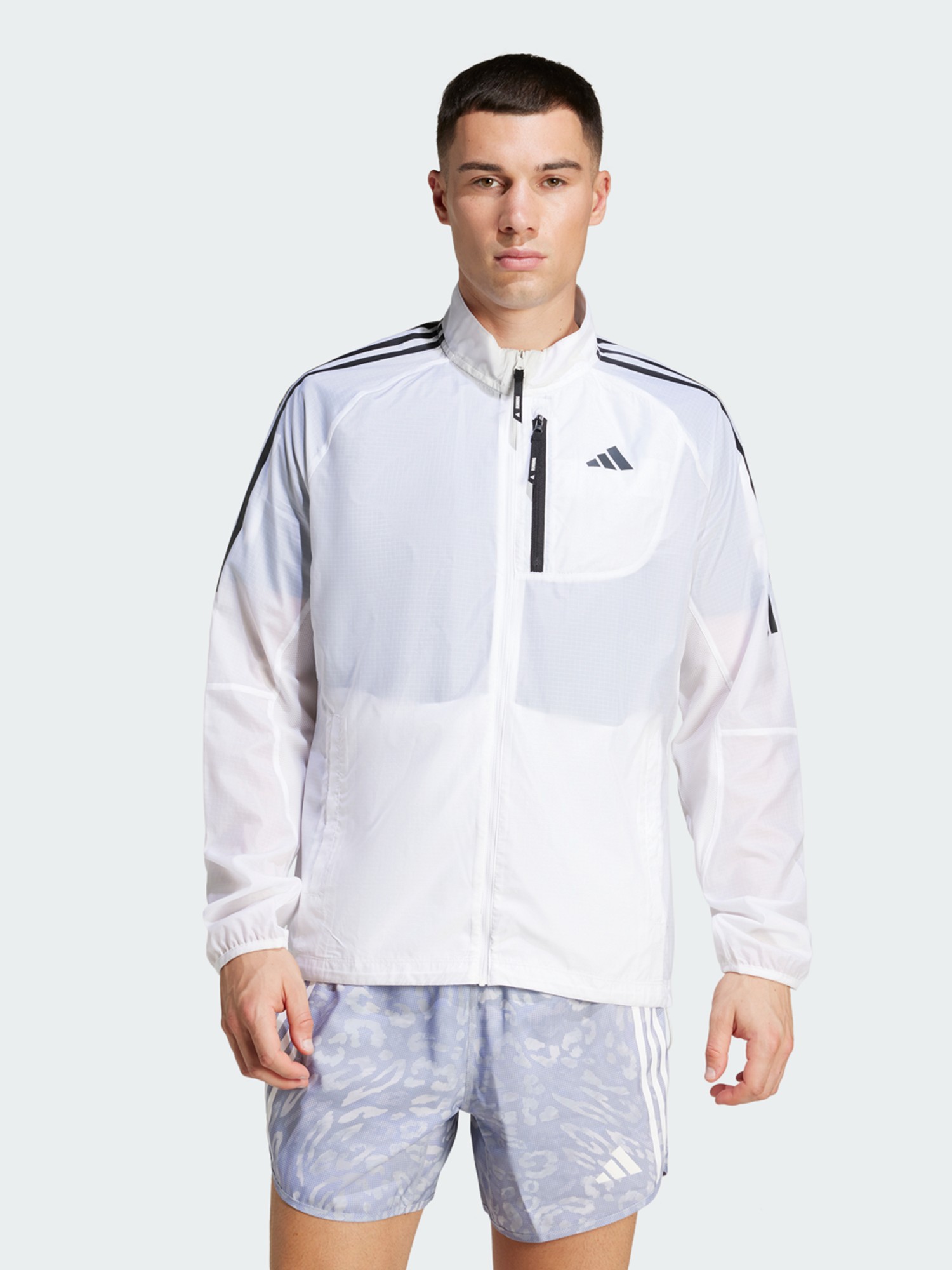 Ветровка Adidas OTR 3S JACKET M белая JD7760 изображение 2