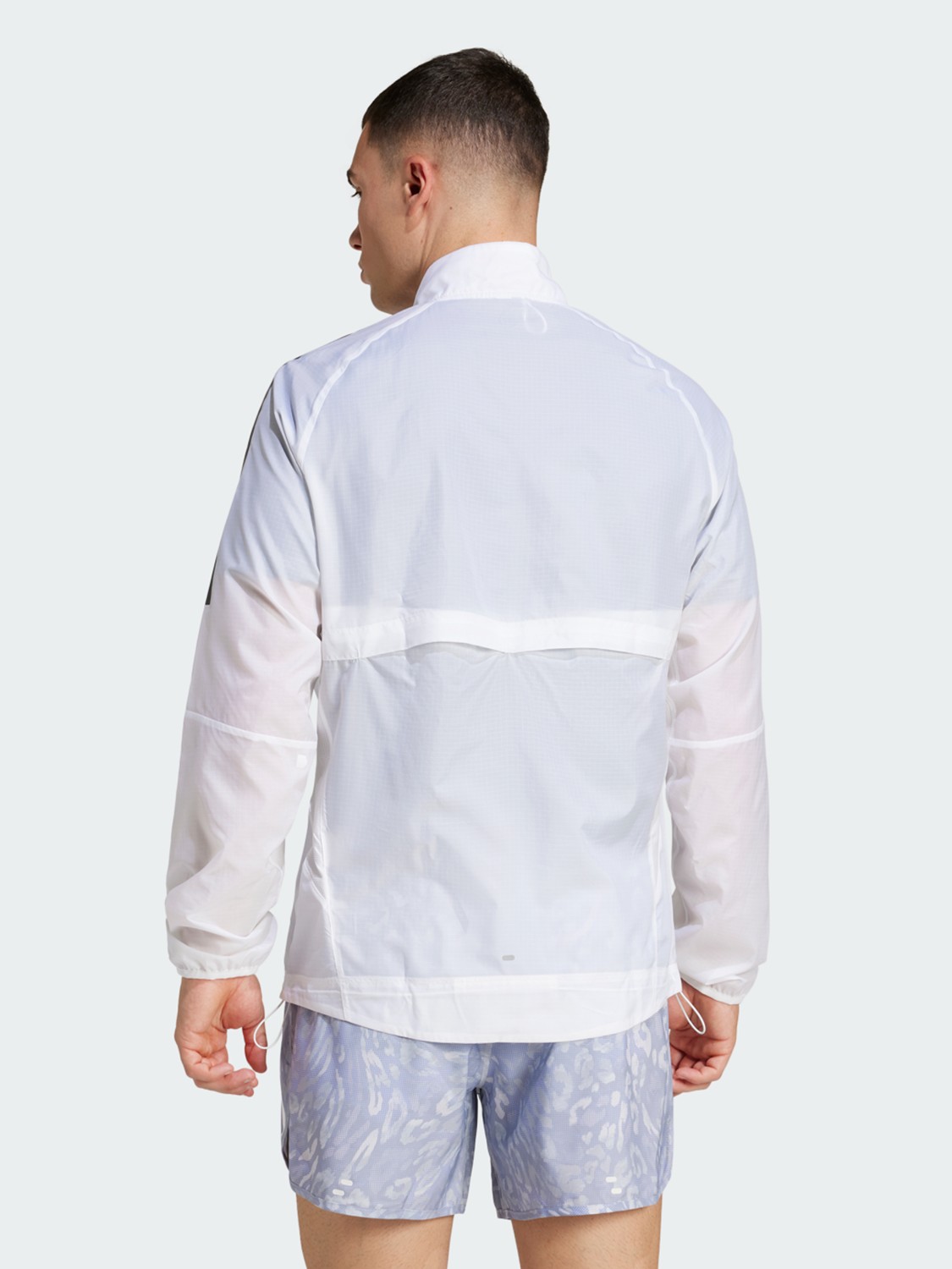 Вітрівка чоловіча Adidas OTR 3S JACKET M біла JD7760 изображение 3