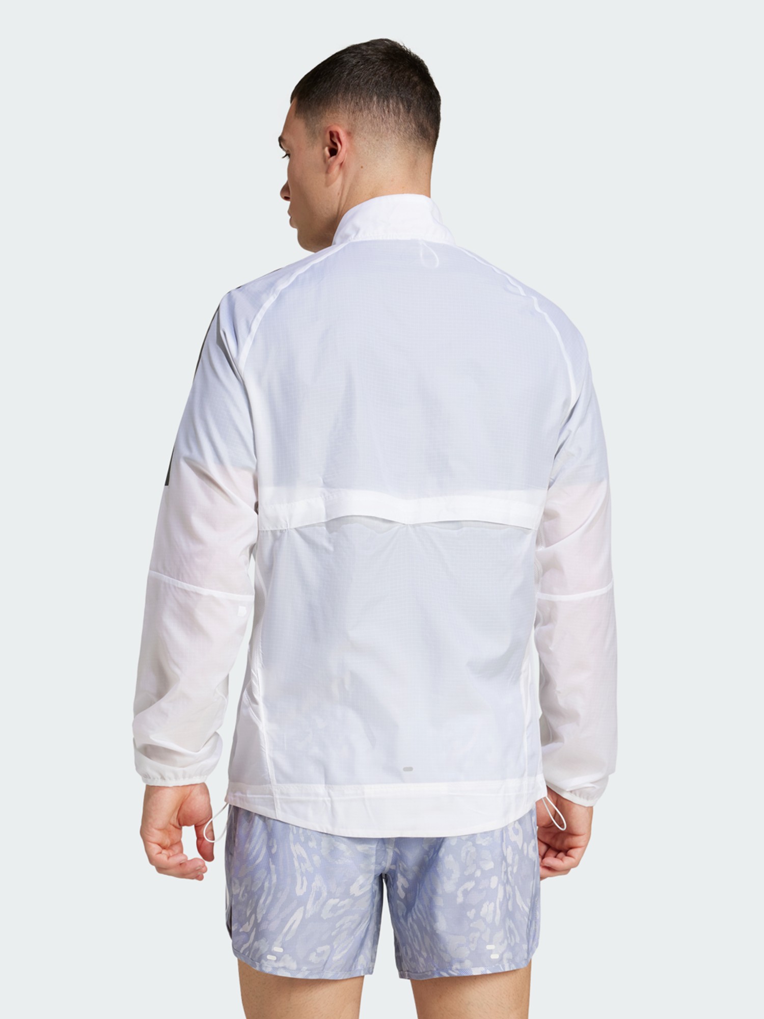 Ветровка Adidas OTR 3S JACKET M белая JD7760 изображение 3