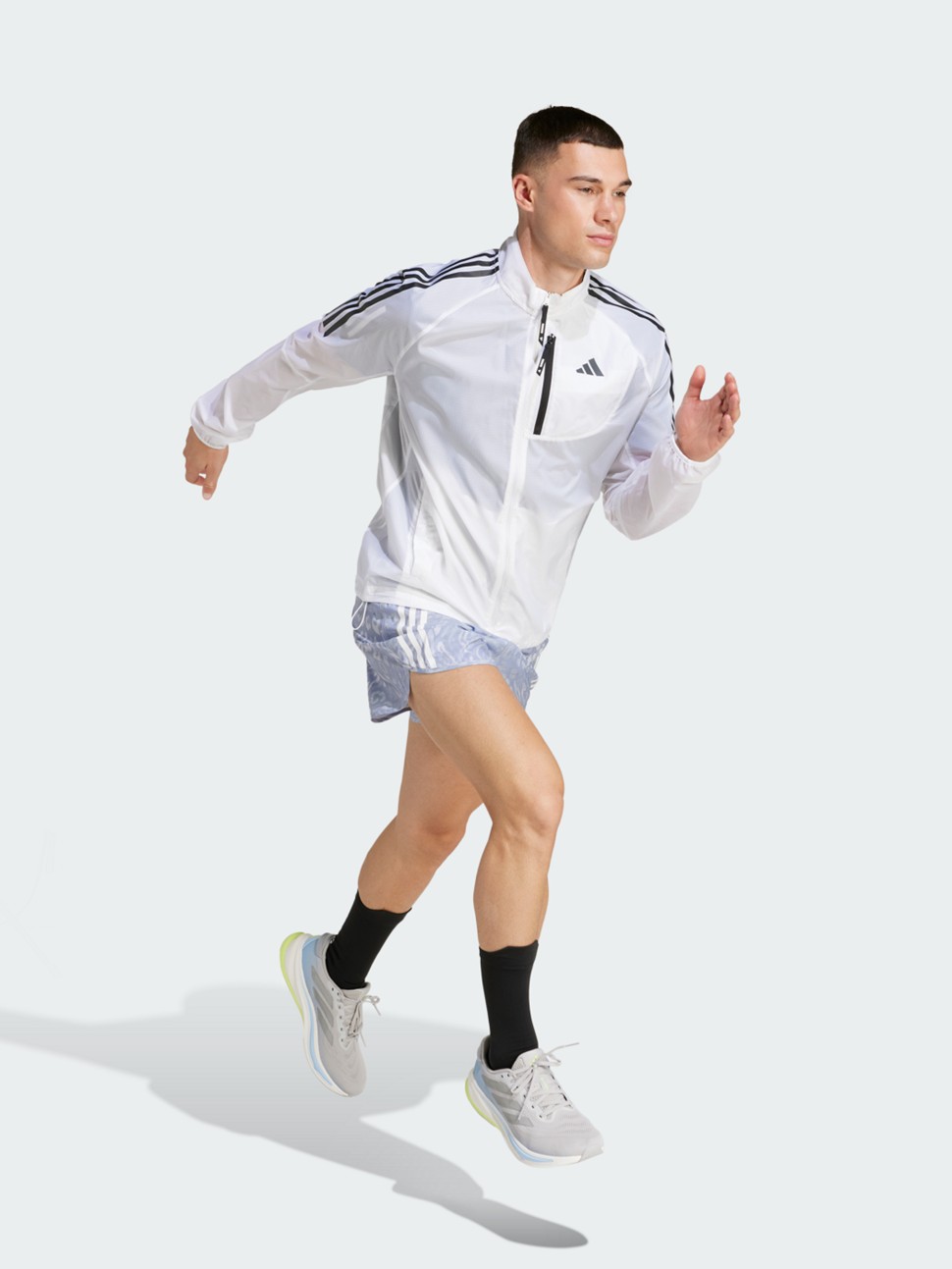 Вітрівка чоловіча Adidas OTR 3S JACKET M біла JD7760 — фото 6