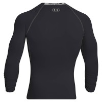 Футболка мужская Under Armour HeatGear Armour Ls черная 1257471-001 изображение 2