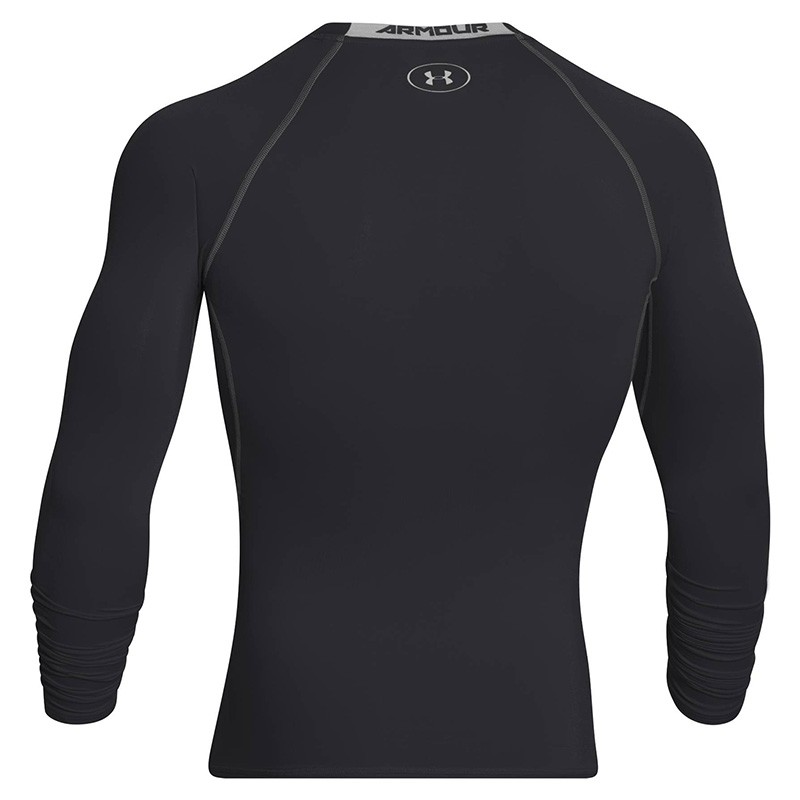 Футболка мужская Under Armour HeatGear Armour Ls черная 1257471-001 изображение 2