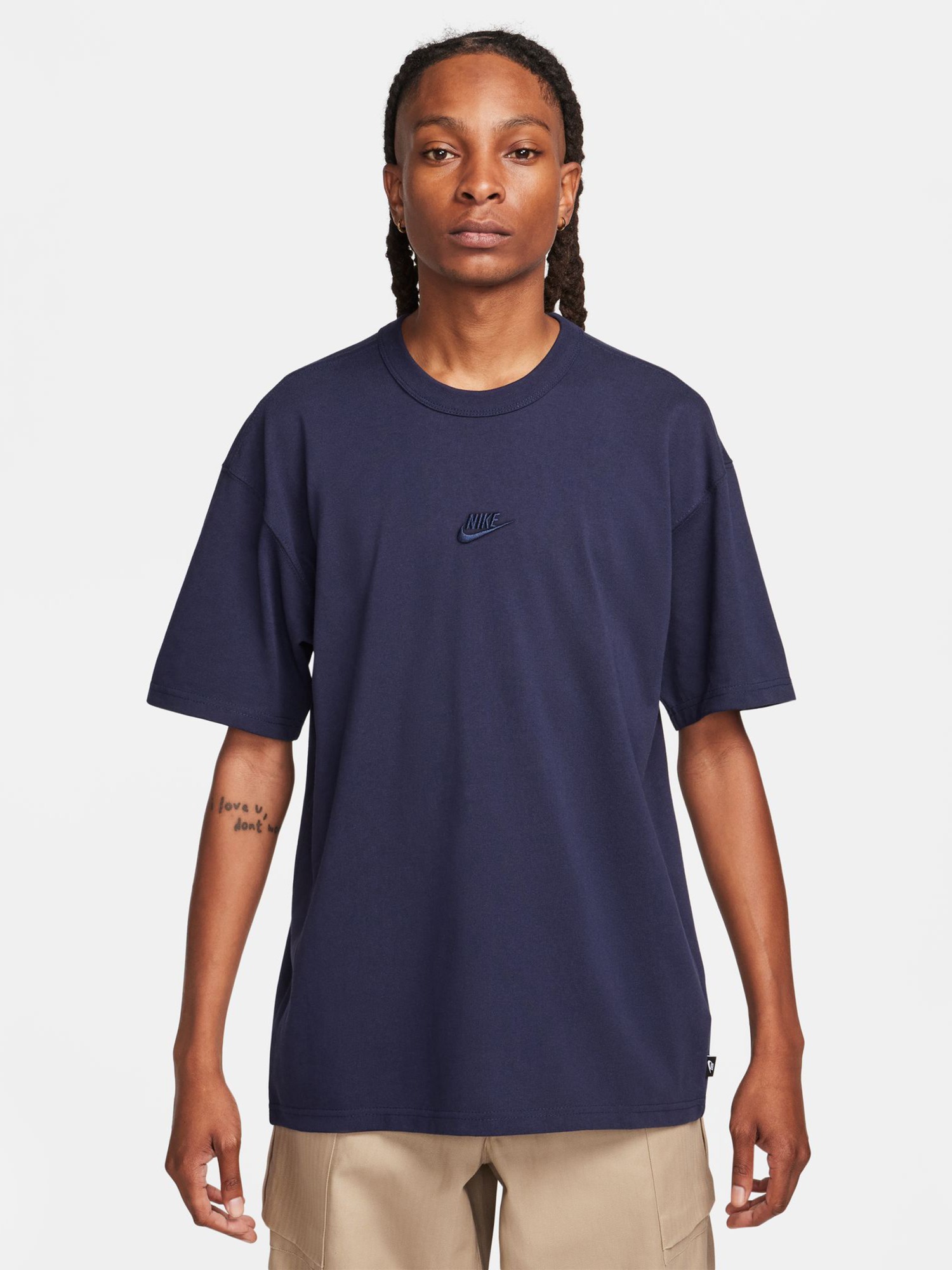 Футболка мужская Nike M NSW PREM ESSNTL SUST TEE синяя DO7392-451 изображение 2