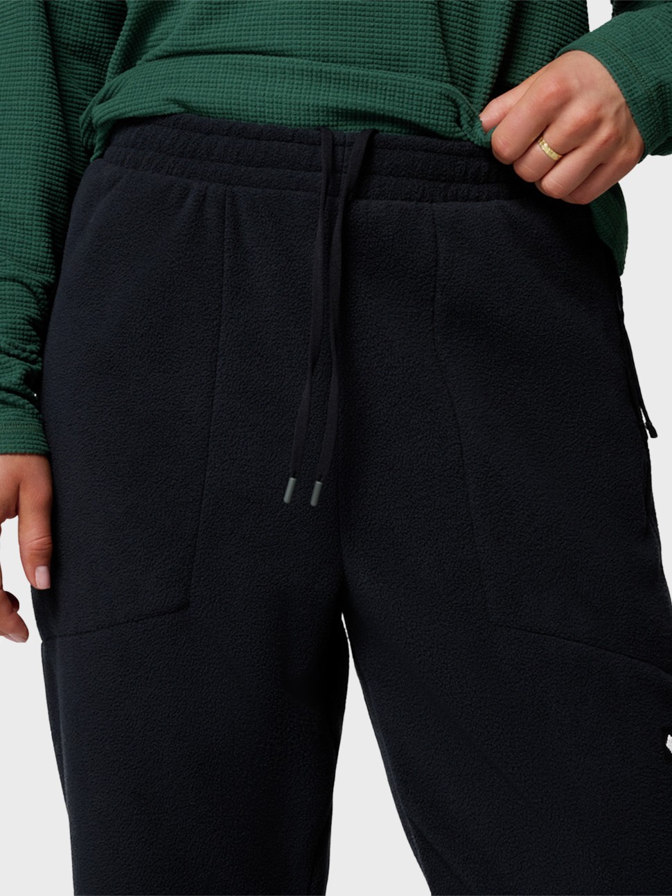 Штани жіночі Columbia Sequoia Grove™ Fleece Pant чорні 2136211-011 — фото 5