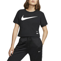 Футболка женская Nike Sportswear Swoosh Top черная CJ3764-010 изображение 2