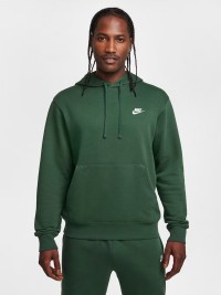 Толстовка мужская Nike M NSW CLUB HOODIE FZ BB зеленая BV2645-323 изображение 3