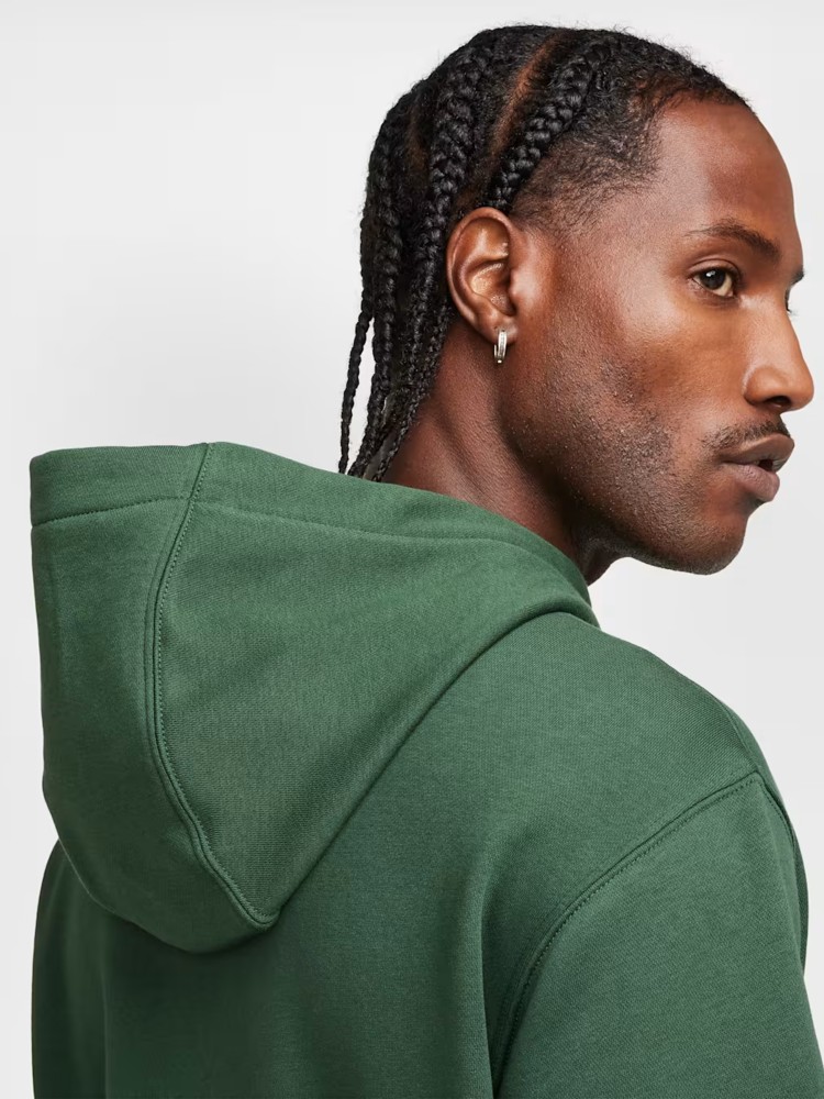 Толстовка мужская Nike M NSW CLUB HOODIE FZ BB зеленая BV2645-323 изображение 8