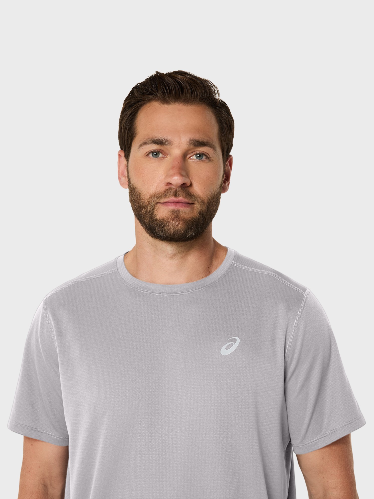 Футболка чоловіча Asics CORE SS TOP сіра 2011D221-021 изображение 5