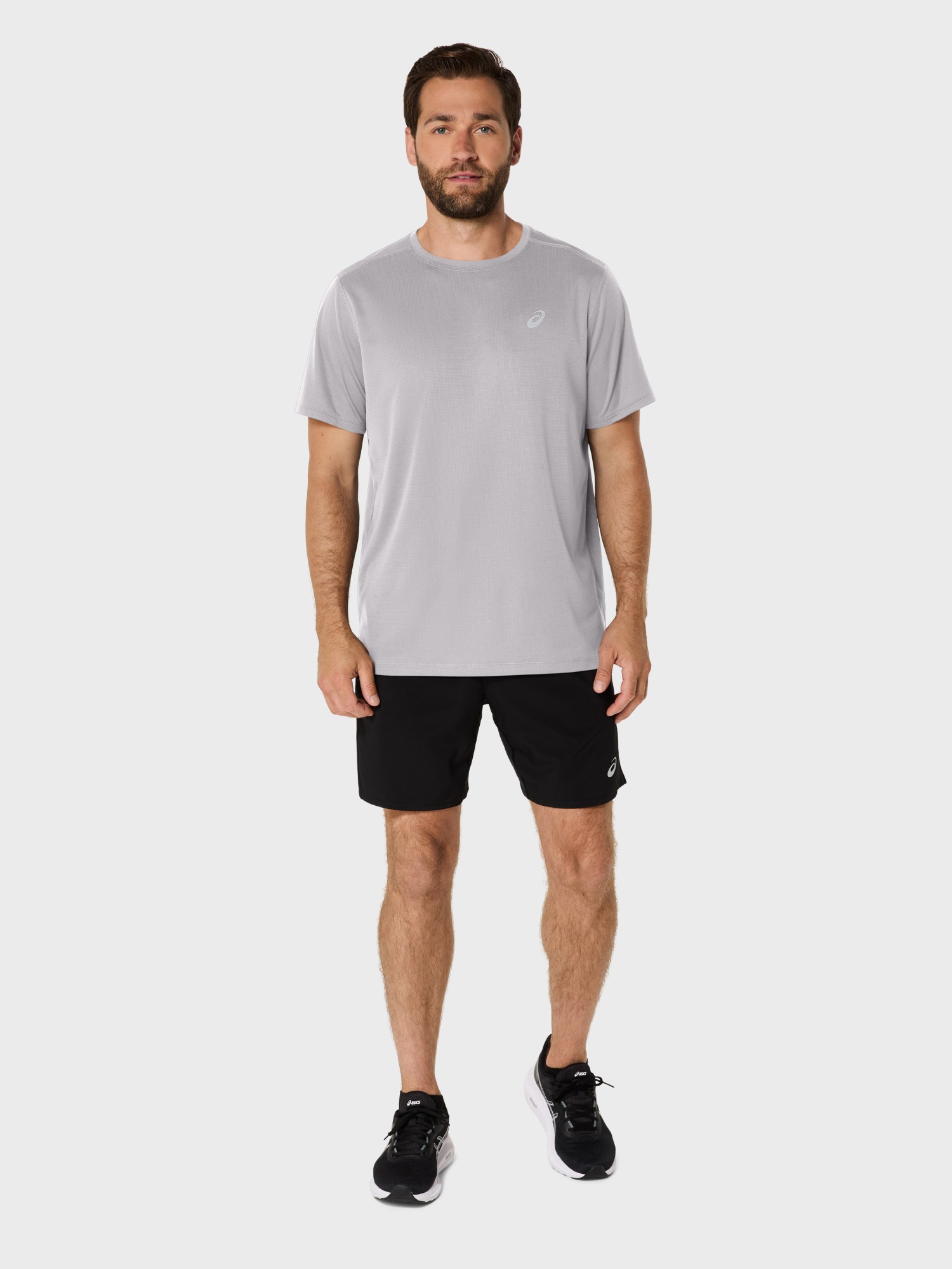 Футболка чоловіча Asics CORE SS TOP сіра 2011D221-021 изображение 6