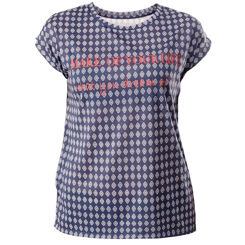 Футболка женская Radder синяя OI17MJPO21-B1-450 изображение 1