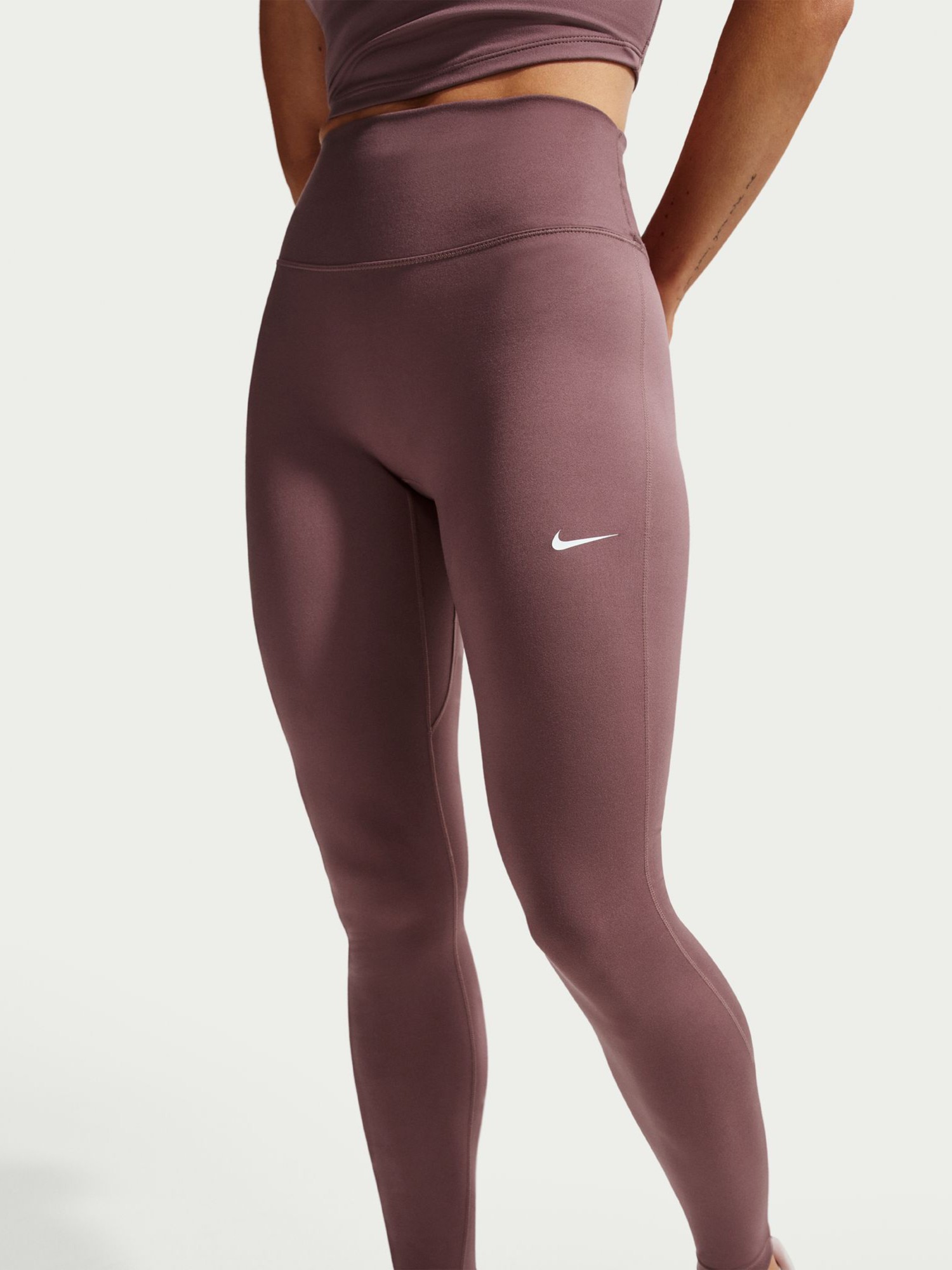 Легінси жіночі Nike W NK DF ONE HR TIGHT USEAM коричневі HJ9195-502 изображение 3