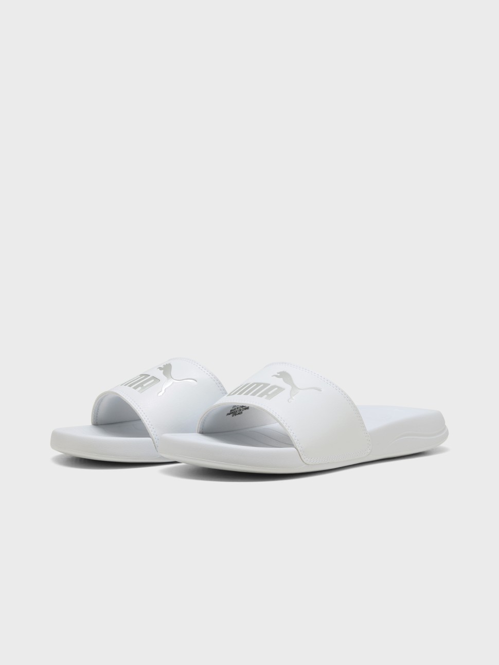 Пляжне взуття жіноче Puma Popcat 20 Metallic Whisper біле 40485602 — фото 3