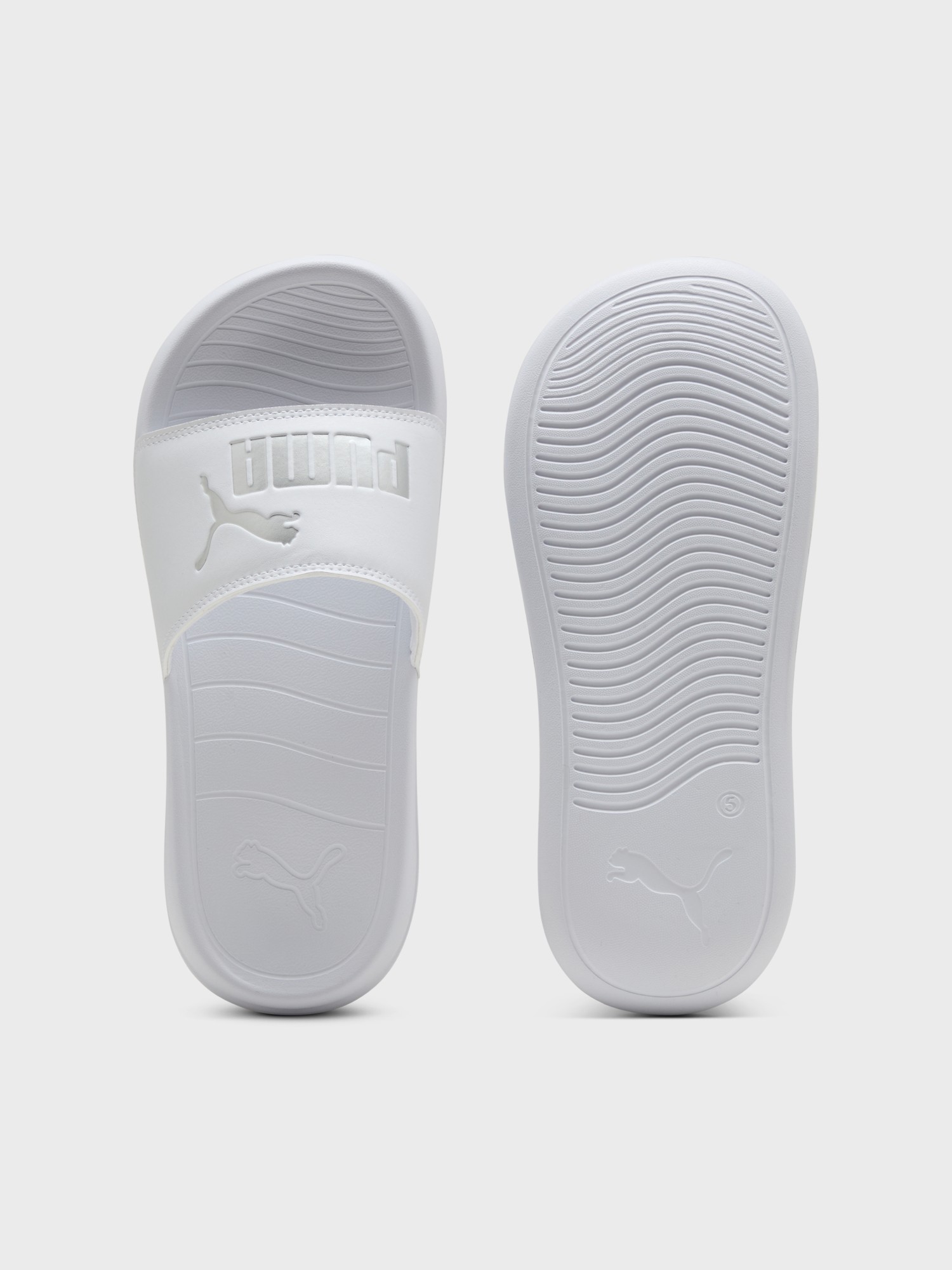 Пляжне взуття жіноче Puma Popcat 20 Metallic Whisper біле 40485602 изображение 7