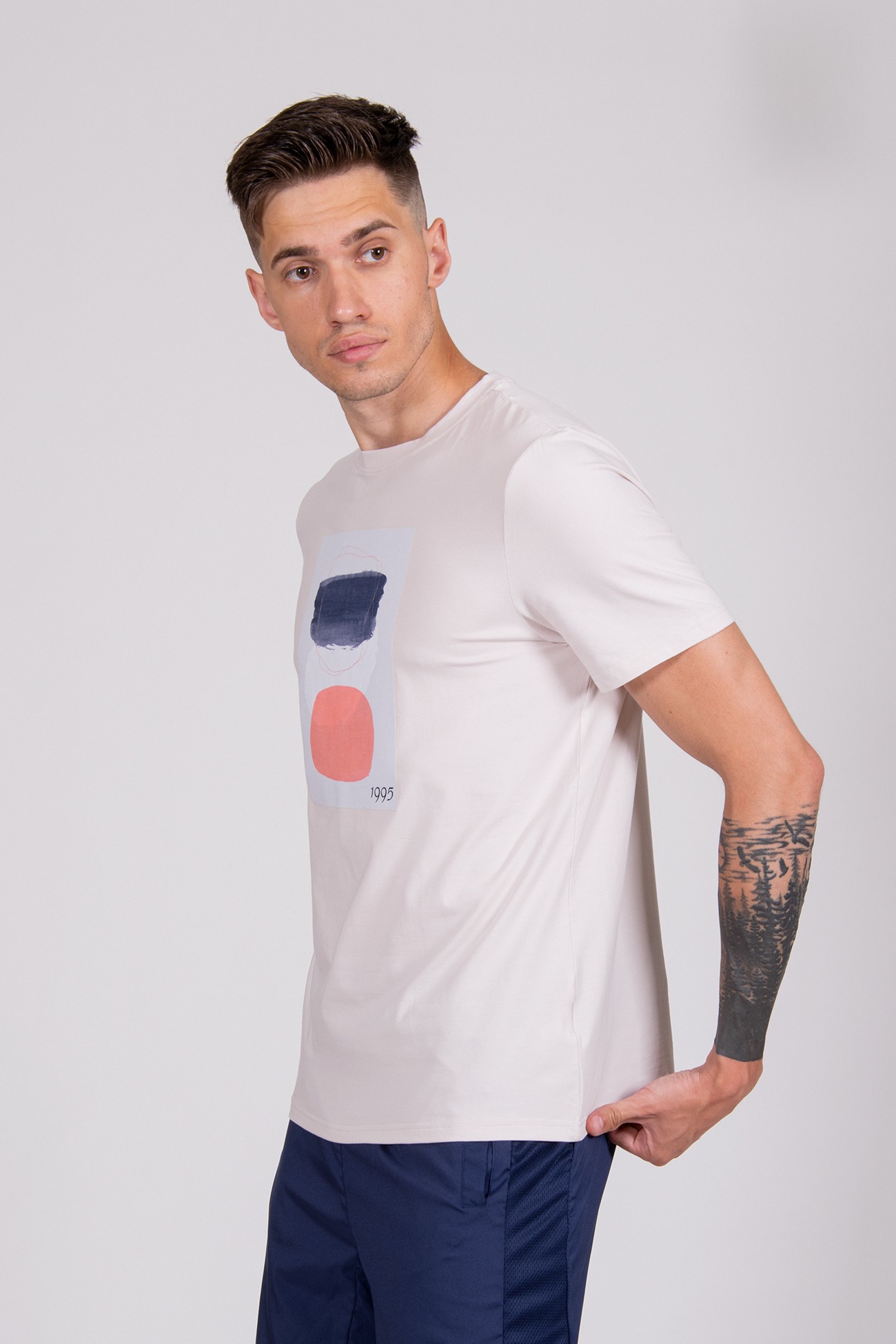 Футболка мужская Radder Tabit бежевая 442140-350 изображение 4