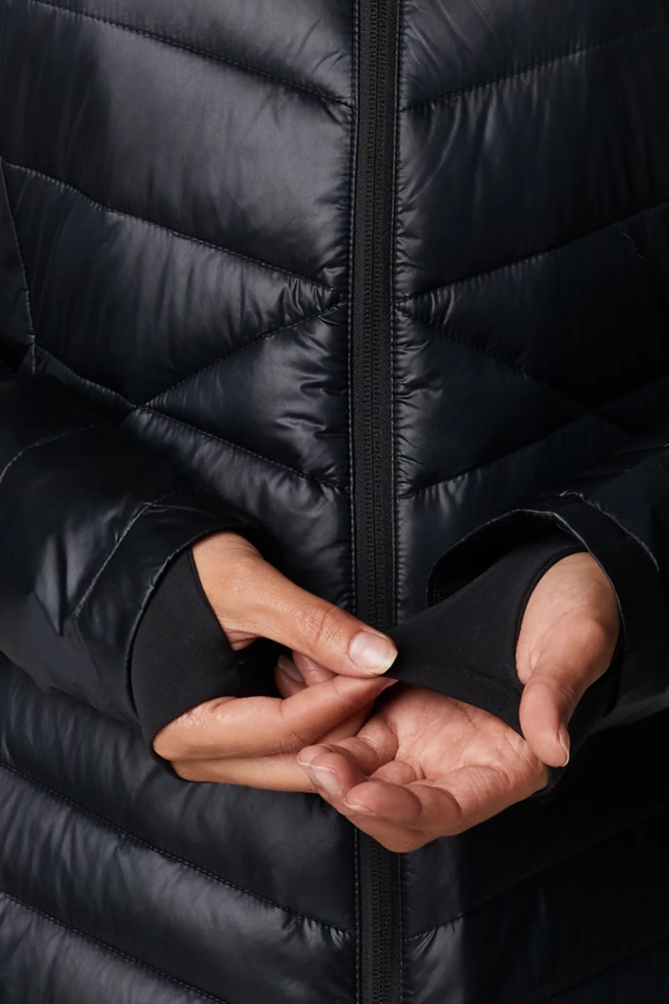 Куртка жіноча Columbia Joy Peak™ Mid Jacket чорна 1982661-010 — фото 5
