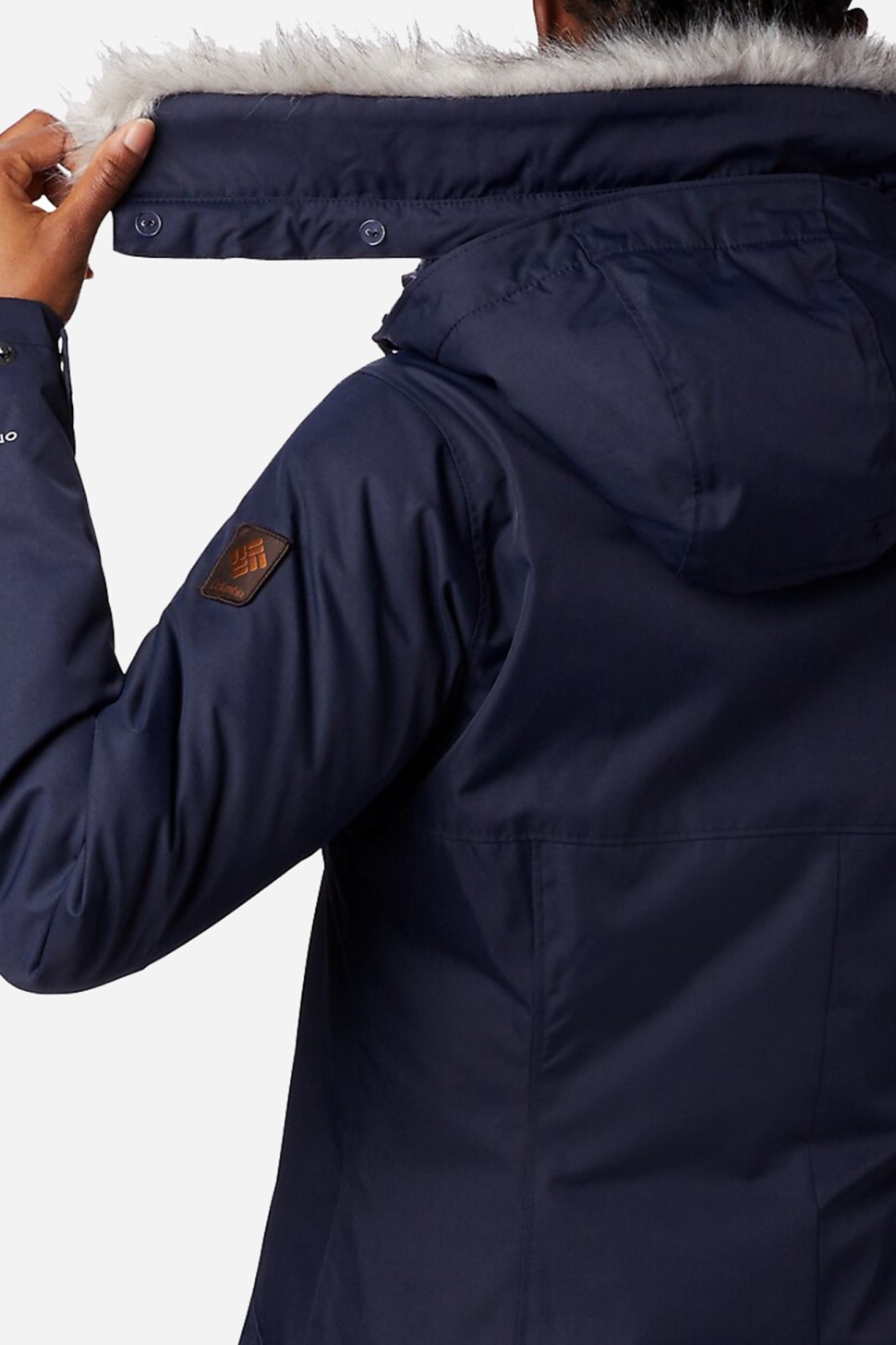 Куртка жіноча Columbia Suttle Mountain Long Insulated Jacket темно-синя 1799751-472 — фото 3