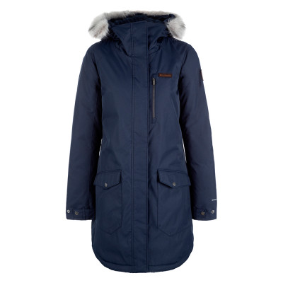 Куртка женская Columbia Suttle Mountain Long Insulated Jacket темно-синяя  1799751-472 