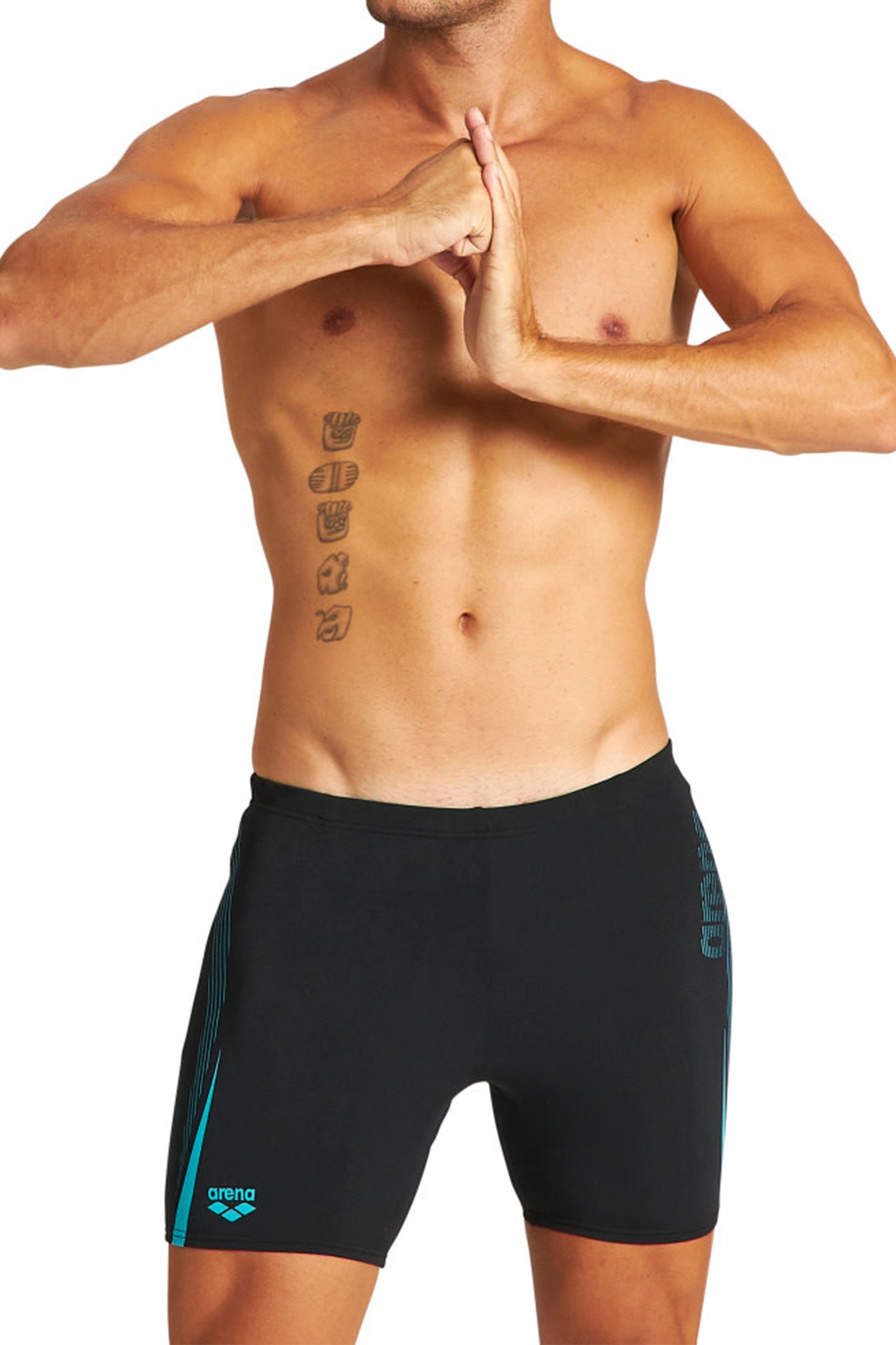 Плавки чоловічі Arena M Light Touch Mid Jammer чорні 004086-580  изображение 2