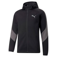 Толстовка чоловіча Puma Evostripe Full-Zip Hoodie чорна 84991501 изображение 1