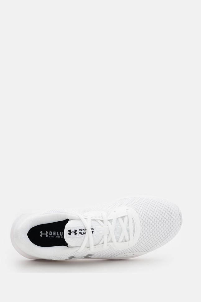 Кросівки чоловічі Under Armour UA Charged Pursuit 3 білі 3024878-101 изображение 6