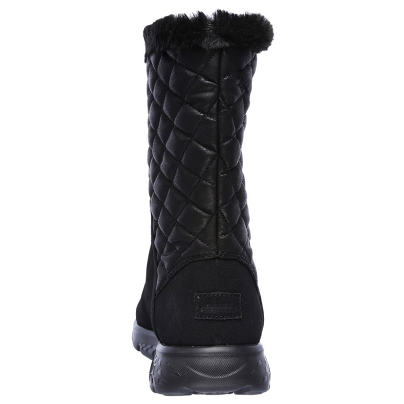 Сапоги женские Skechers On the GO 400 - SNUGGLY черные 14358-BBK — фото 2