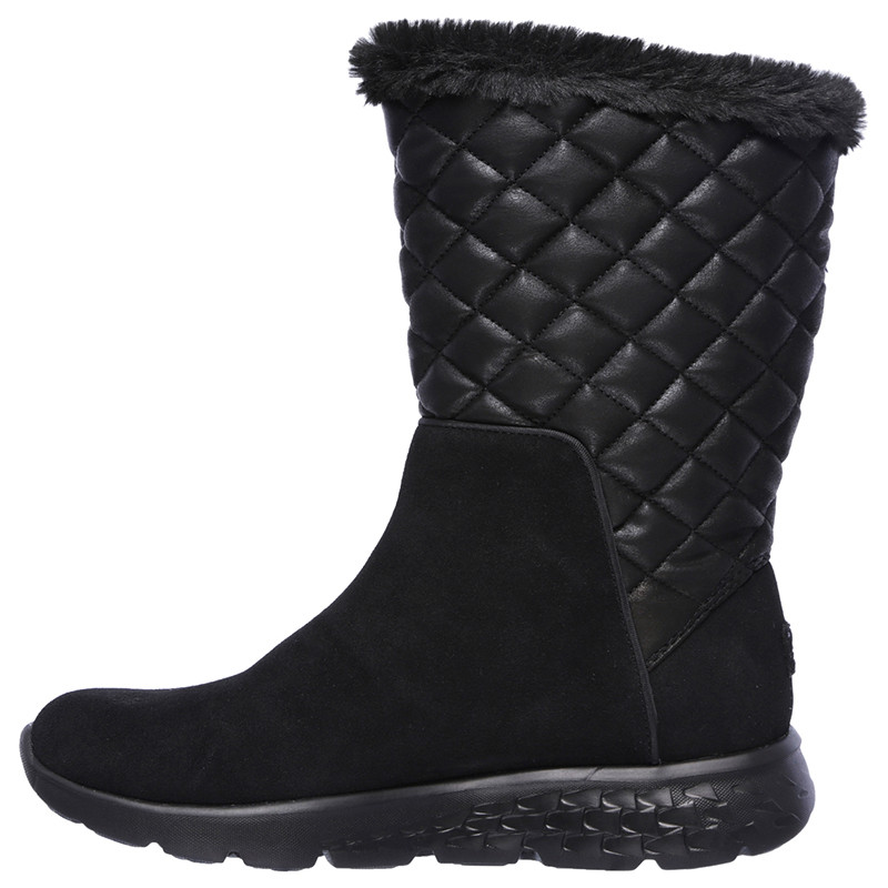 Сапоги женские Skechers On the GO 400 - SNUGGLY черные 14358-BBK изображение 4