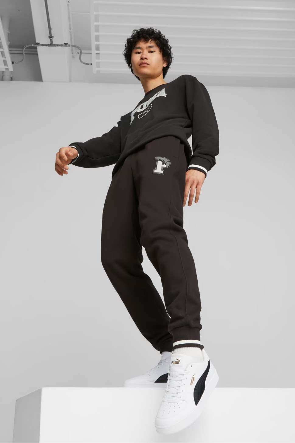 Штани чоловічі Puma SQUAD Sweatpants FL cl чорні 67601901 — фото 2