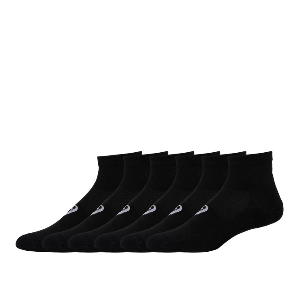 Носки Asics 6PPK QUARTER SOCK черные 3033B720-001 изображение 1