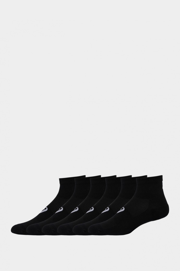 Носки Asics 6PPK QUARTER SOCK черные 3033B720-001 изображение 2