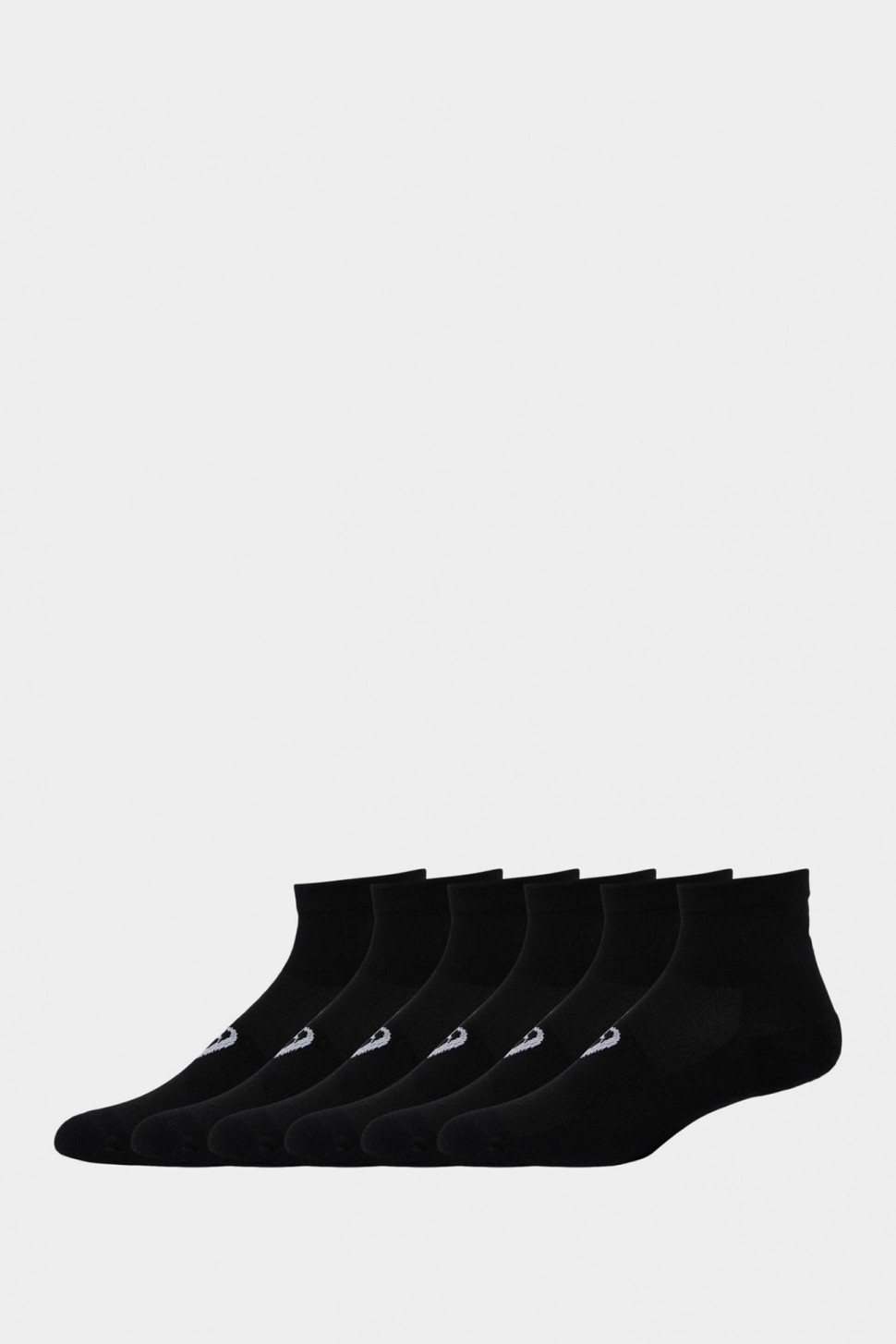 Шкарпетки Asics 6PPK QUARTER SOCK чорні 3033B720-001 — фото 2