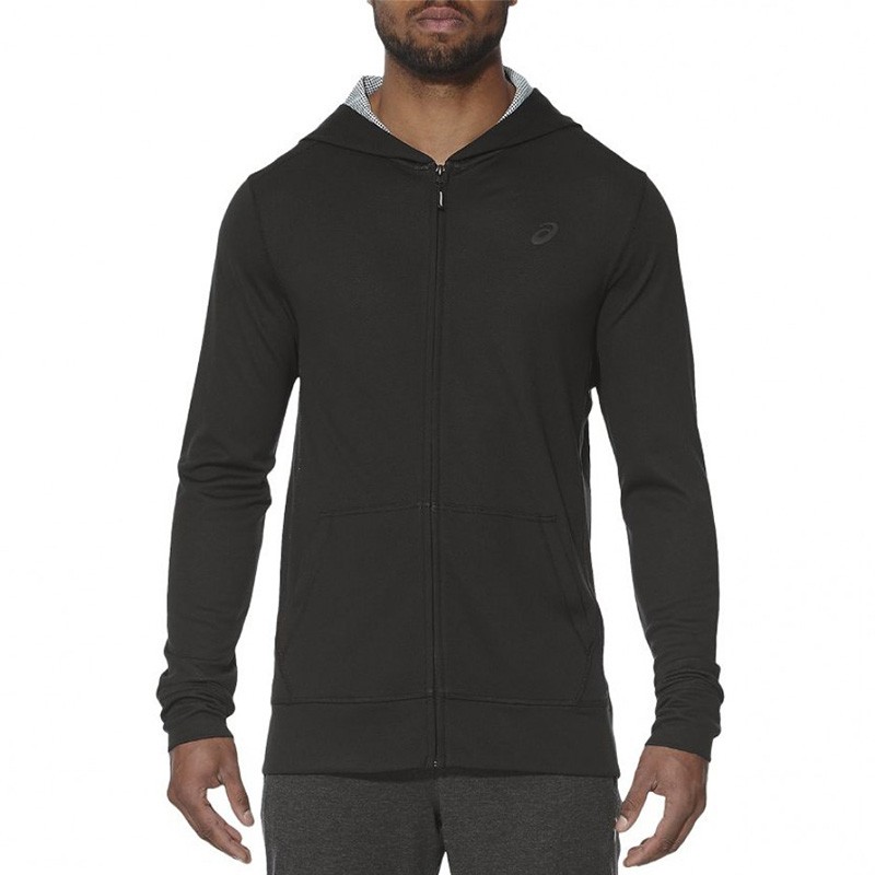 Толстовка мужская Asics Tech Fz черная 140926-0904 — фото 3 — Sport City Толстовка мужская Asics Tech Fz черная 140926-0904 — фото 3