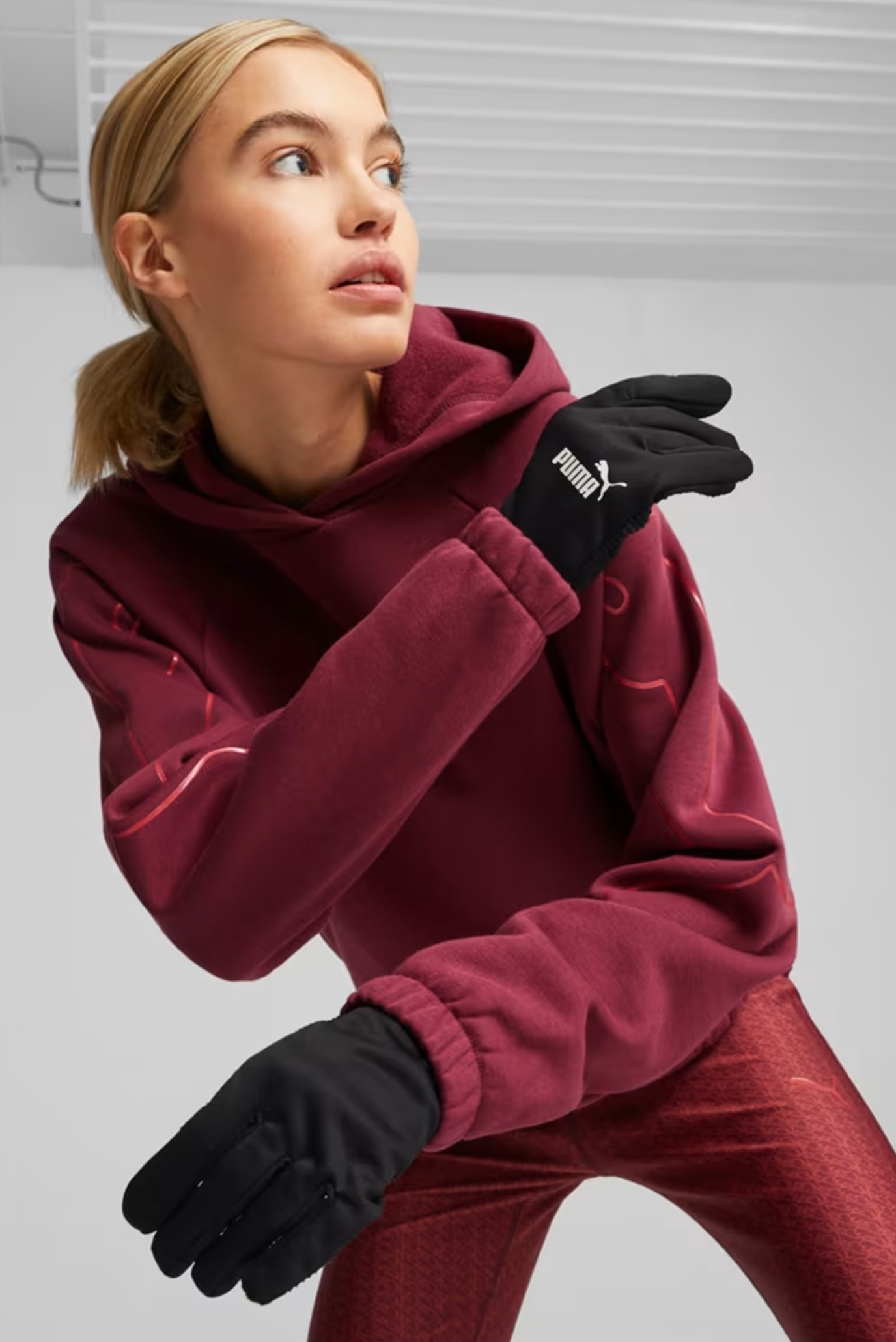 Рукавички   Puma ESS Fleece Gloves чорні 02487801 изображение 4