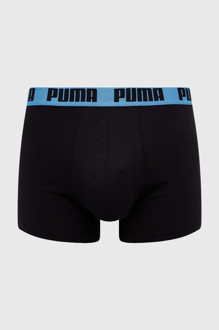 Нижнее белье мужское Puma BASIC BOXER 2P черное 90682371 изображение 3