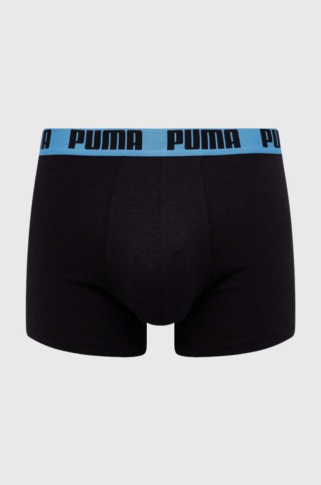Нижнее белье мужское Puma BASIC BOXER 2P черное 90682371 изображение 3