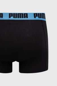 Нижнее белье мужское Puma BASIC BOXER 2P черное 90682371 изображение 4
